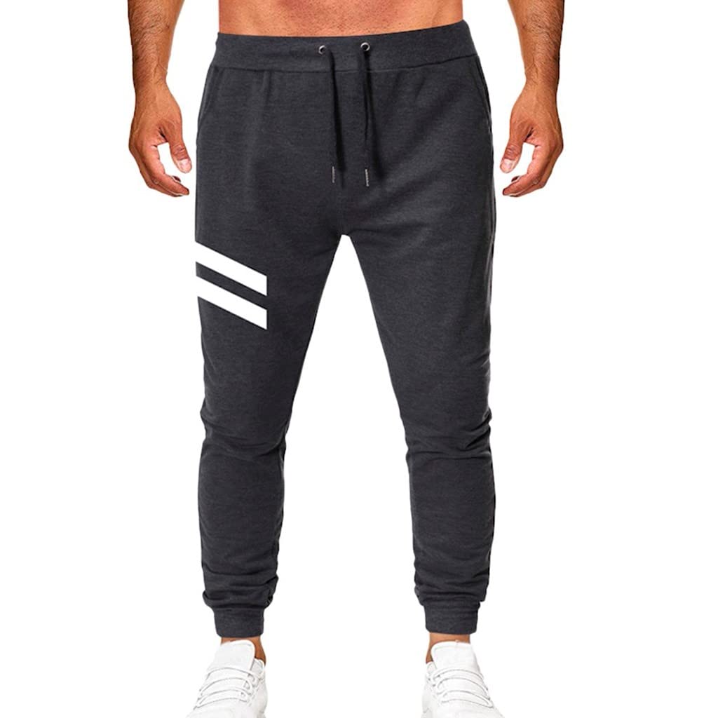 Men's Cargo Pants with Drawstring - Breathable Sports Joggers for Running, Outdoor & Casual Wear | Multi-Pocket Utility Pants for Hiking, Gym & Everyday Use