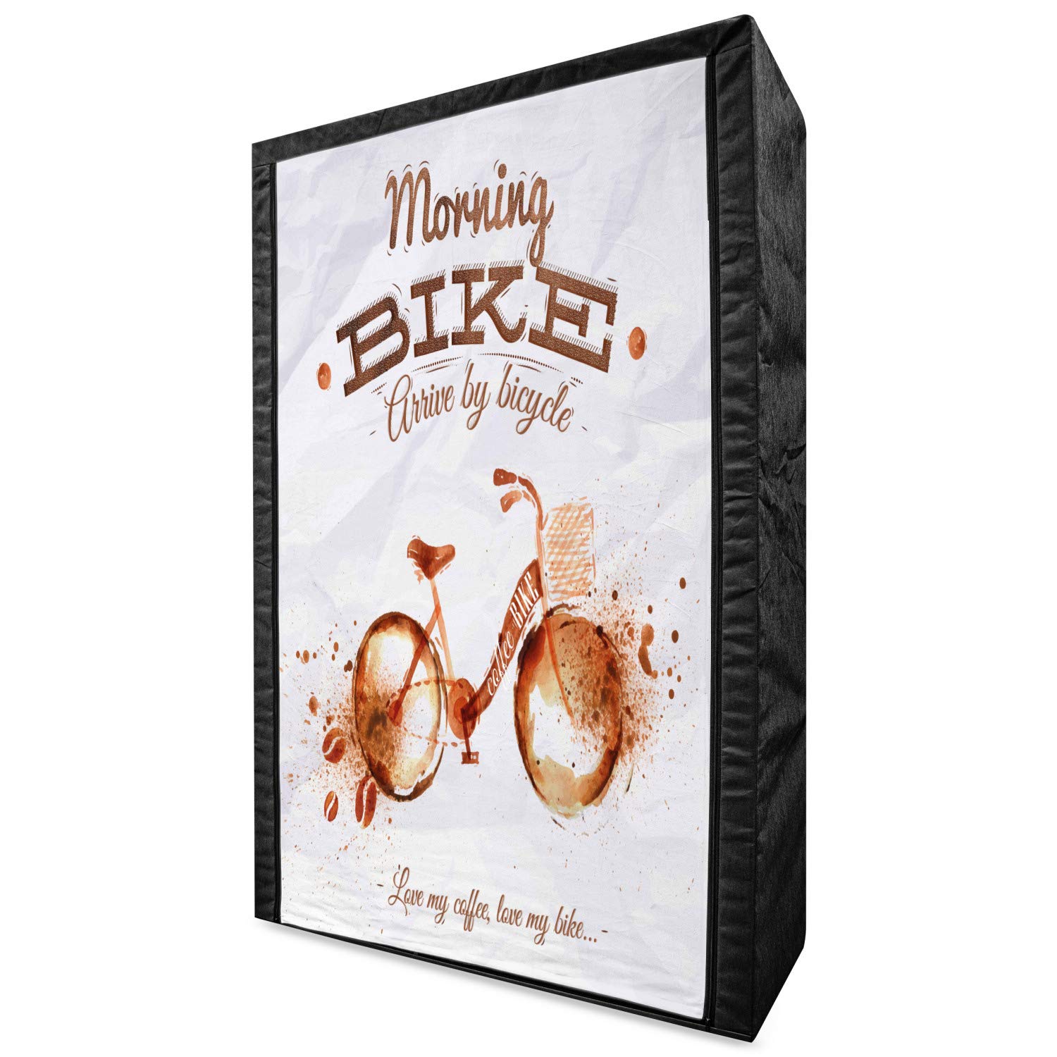 Ambesonne Coffee Art Portable Fabric Wardrobe - 42.5