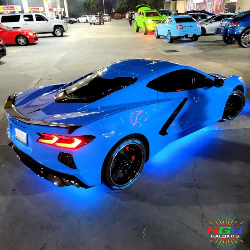 Premium LED Underglow Lighting Kit 3.0 - Waterproof Aluminum Car Neon Lights with Remote Control for Cars, Trucks & Motorcycles - Enhance Night Driving & Car Shows