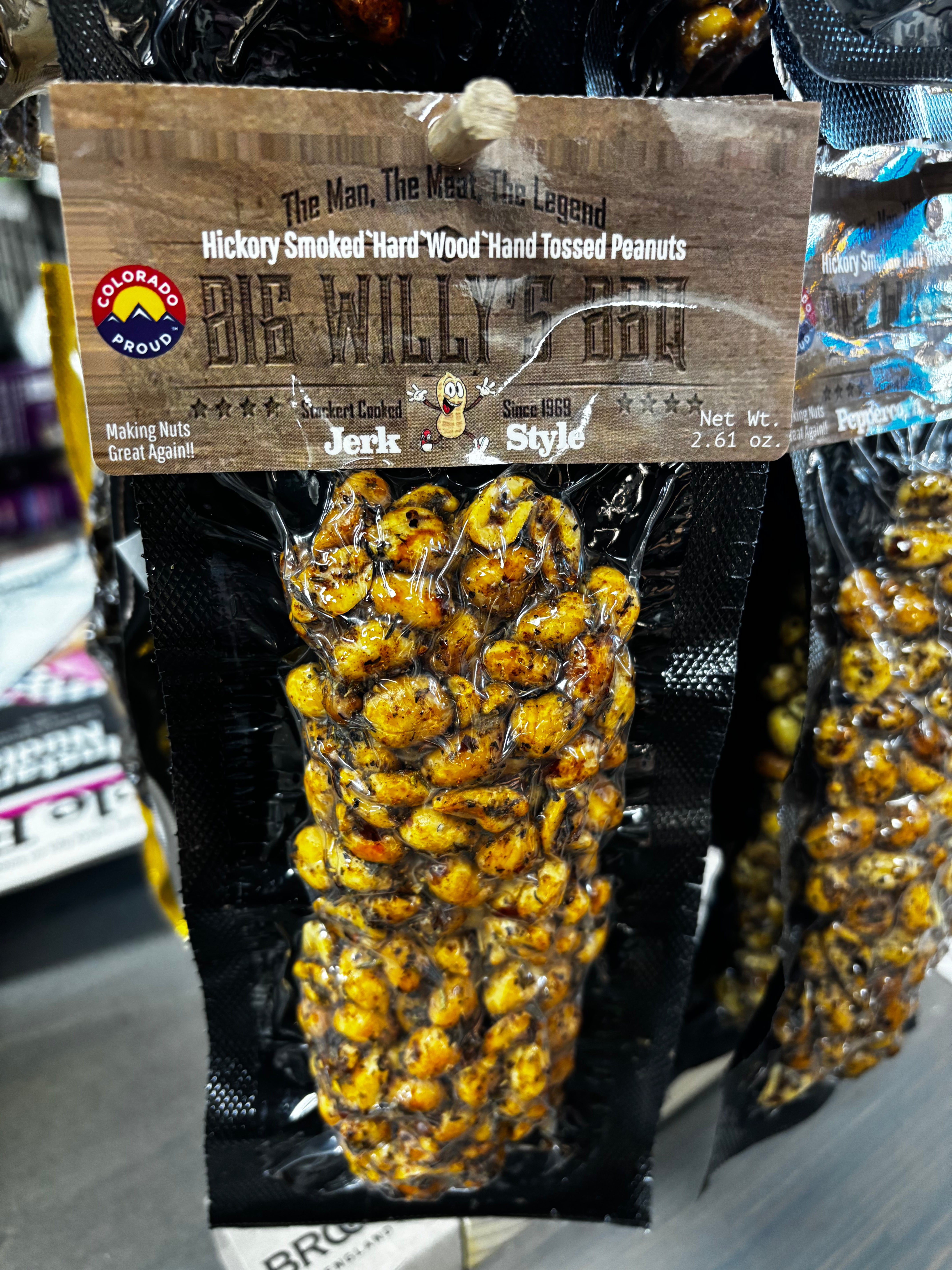 Big Willy's BBQ Smoked Peanuts - Premium Smoked Peanuts with Bold BBQ Flavor - Perfect for Snacking, Parties, and Outdoor Gatherings