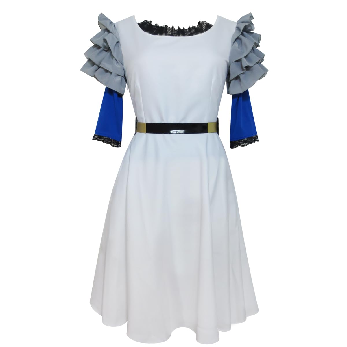 Rize Kamishiro Cosplay Costume - Tokyo Ghoul Anime White Dress Outfit for Halloween, Cosplay Events & Anime Conventions