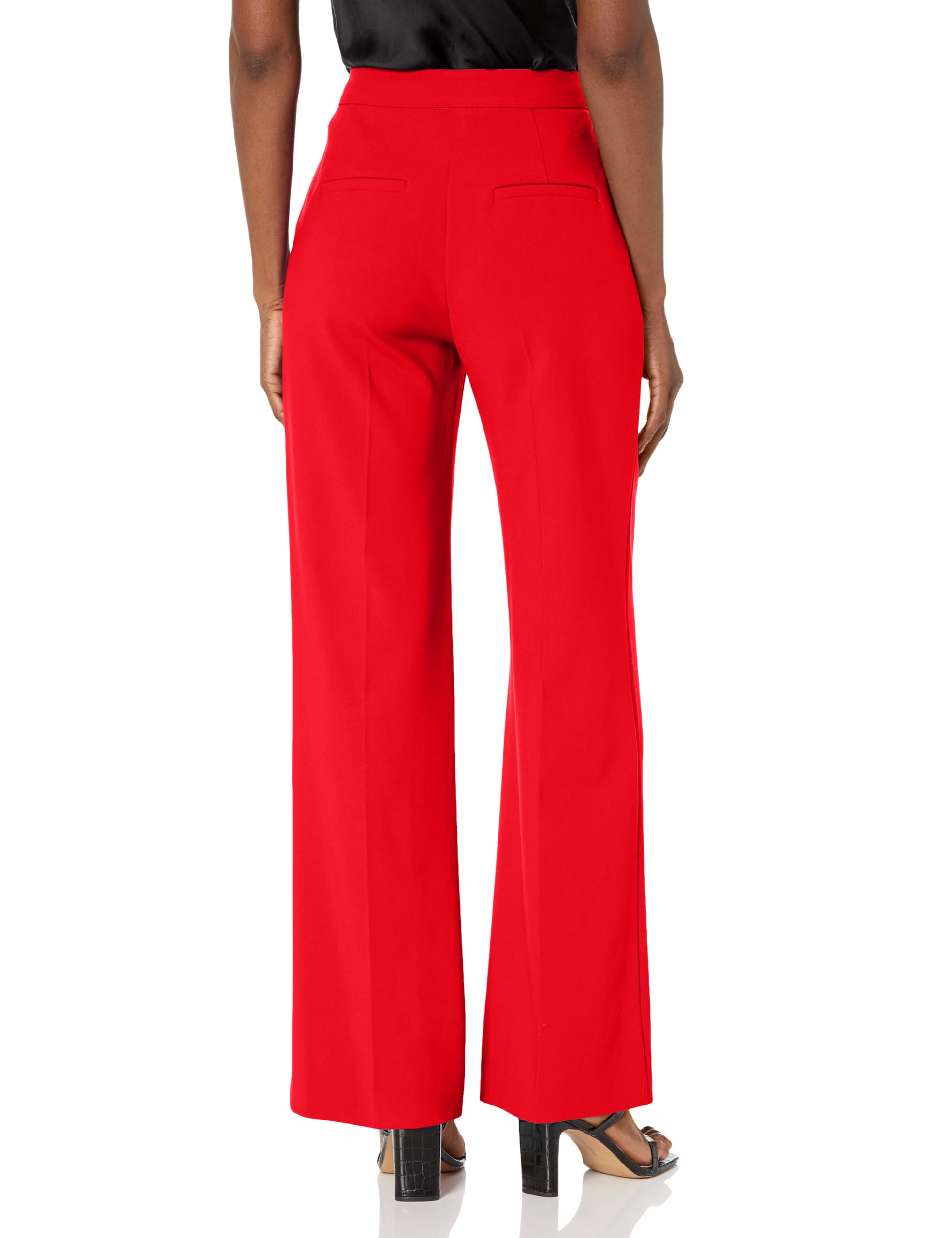 Trina Turk Women's Wide Leg Pants - High Waist Flowy Trousers for Work & Casual Wear | Comfortable Stretch Fabric for Office, Travel & Everyday Outfits