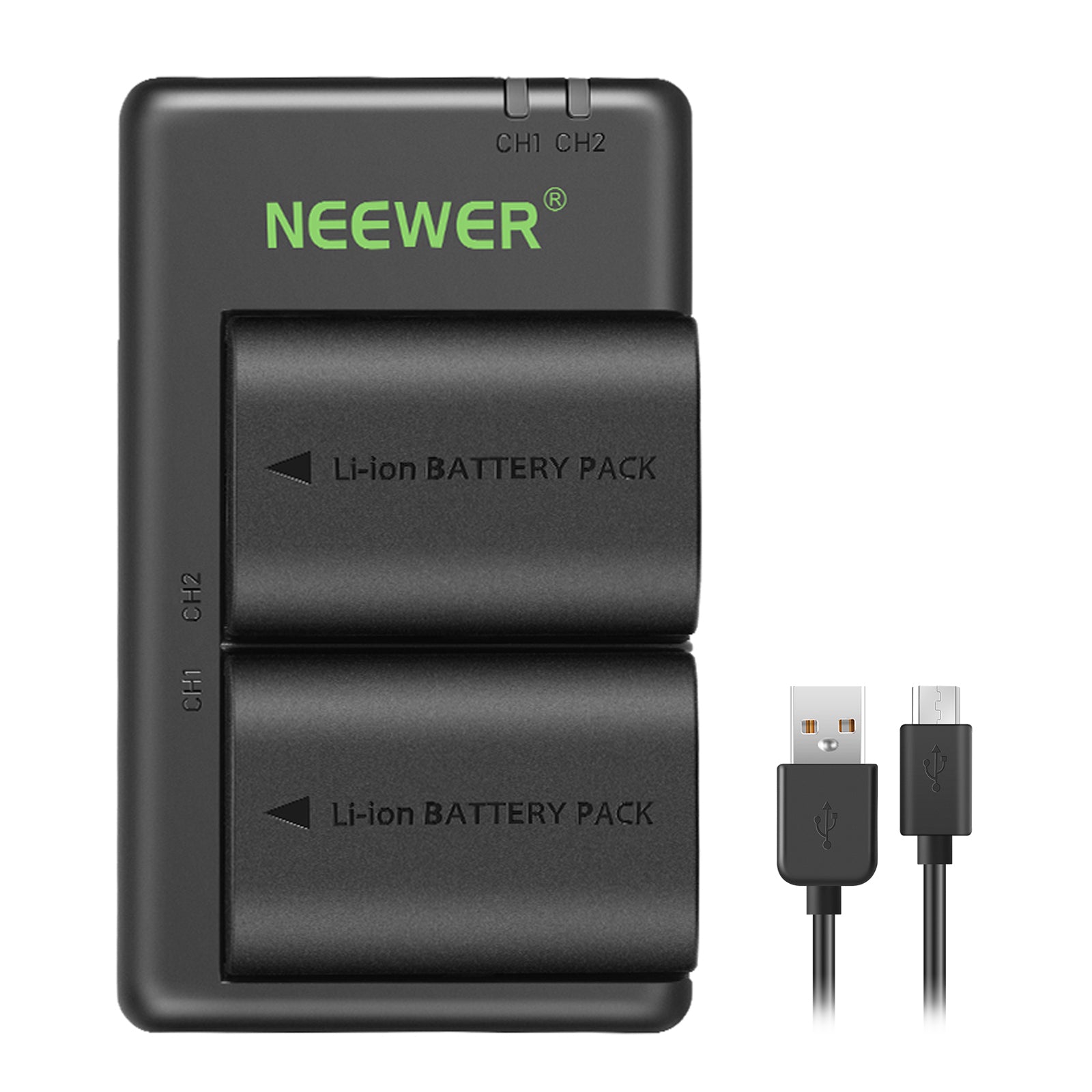 NEEWER LP-E6NH R6 II Replacement Li-Ion Battery Set for Canon Cameras - Compatible with EOS R6 Mark II, R5, R, RP - Perfect for Travel, Photography & Videography