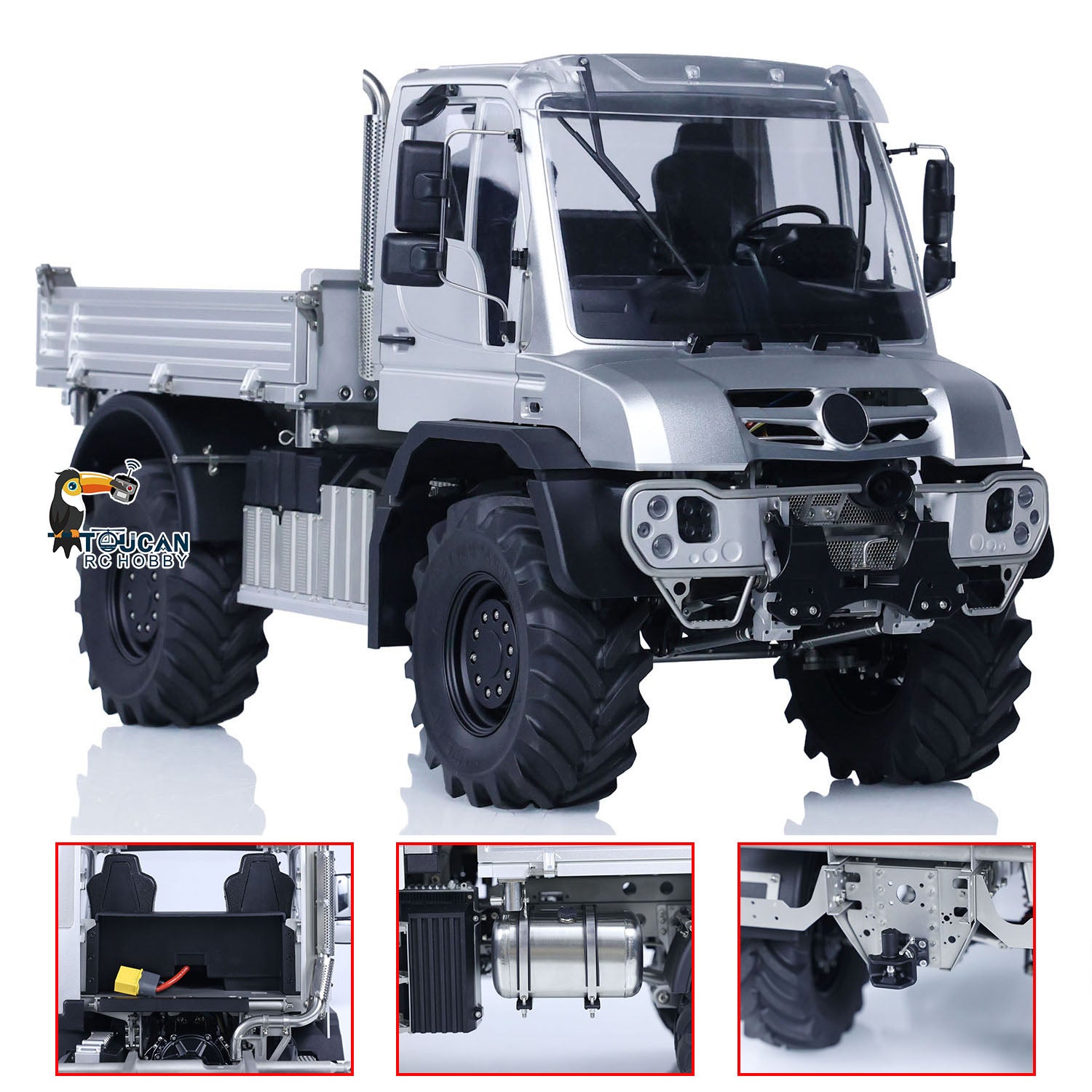 LikeRC U535 1/14 Scale 4X4 Off-Road RC Crawler Car - PNP Ready with Motor, ESC & Servo - High Performance Radio Controlled Rock Crawler for Trail Climbing & Backyard Adventure