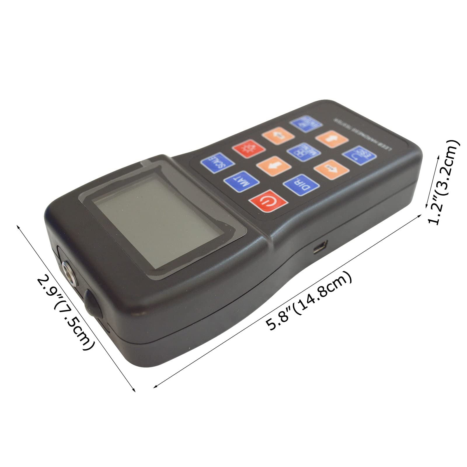 TECHTONGDA Digital Leeb Hardness Tester with LCD Display - Portable Metal Hardness Gauge for Steel, Aluminum & Alloys | On-Site Metal Testing for Construction, Manufacturing & Quality Control