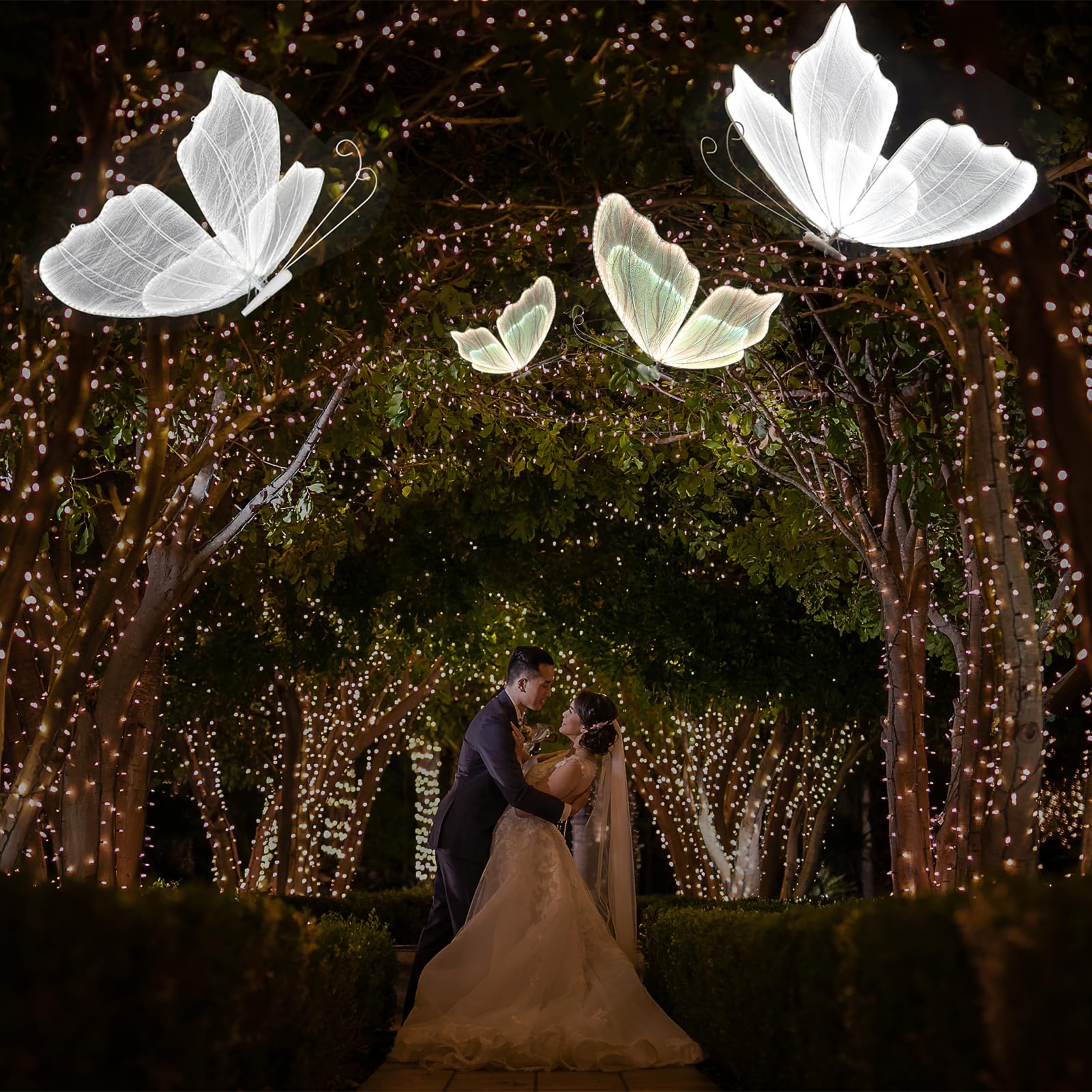 Elegant Butterfly Floor Lamp & Ceiling Light - Romantic Wedding Decor for Indoor Party Events, Perfect for Ceremonies, Receptions, and Home Decoration