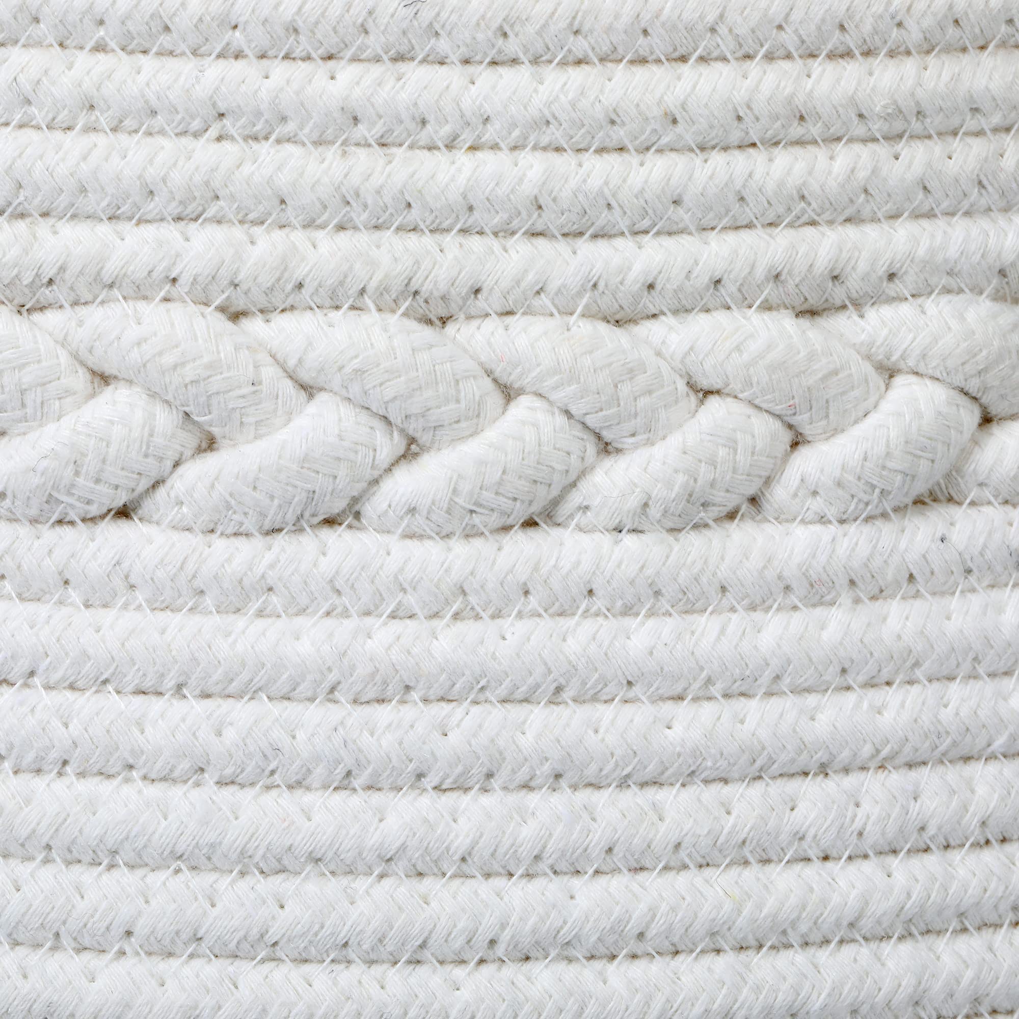 Midlee Oval Braided Handle Toys Basket - Stylish Storage for Kids' Toys, Books & Nursery Essentials | Perfect for Playroom, Bedroom & Daycare Organization