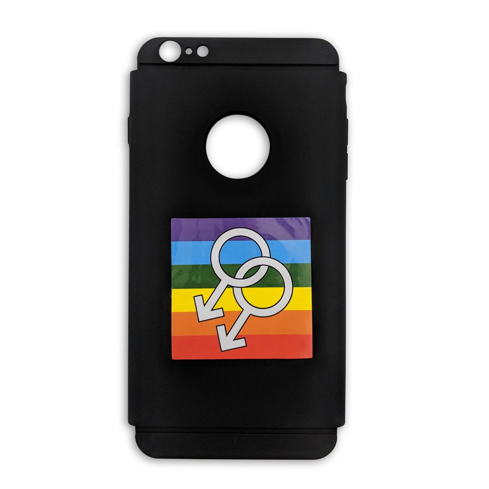 250 Rainbow LGBTQ Pride Stickers - Waterproof Vinyl Male Symbol & Rainbow Flag Decals for Pride Events, Fundraising, Marches & Social Awareness - Perfect for Laptops, Water Bottles & Protest Signs