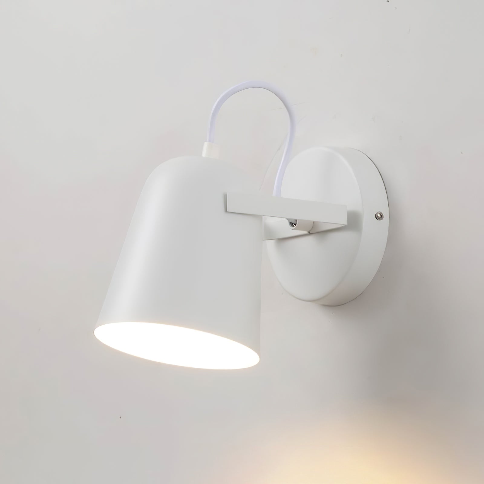 Rotatable Wall Lamp with Adjustable Bells - Modern LED Sconce Light for Bedroom, Living Room & Hallway Decor
