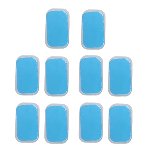 10pcs Hydrogel Pads for Facial Treatment - Cooling Gel Stickers for Skin Protection & Hydration | Beauty Machine Compatible | Post-Treatment Soothing & Moisturizing Care (Blue)