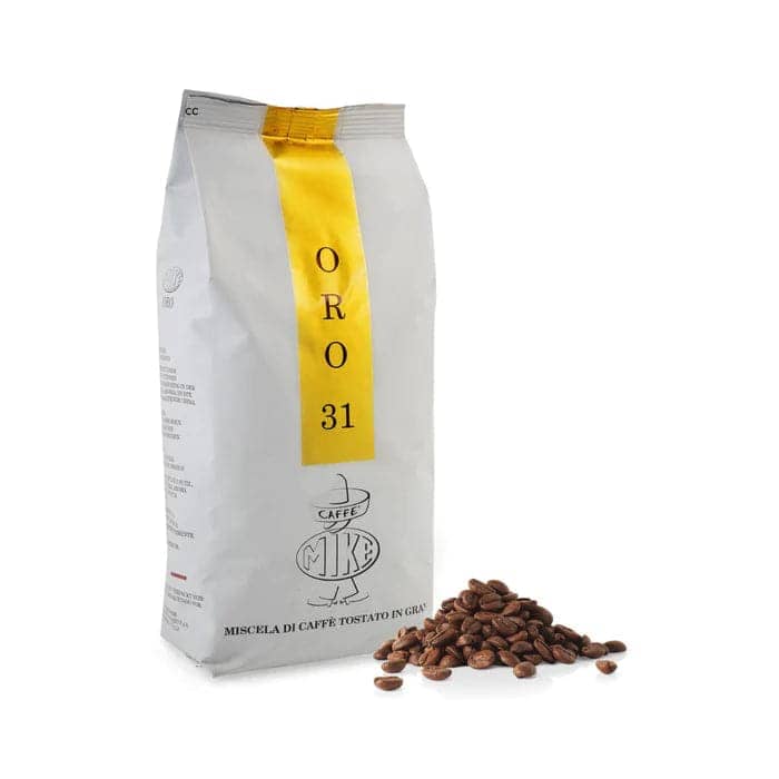 Premium Caffe Mike ORO Whole Bean Coffee 1kg (2.2lb) - 100% Arabica, Rich & Smooth Flavor - Perfect for Home Brewing, Espresso & Gifts