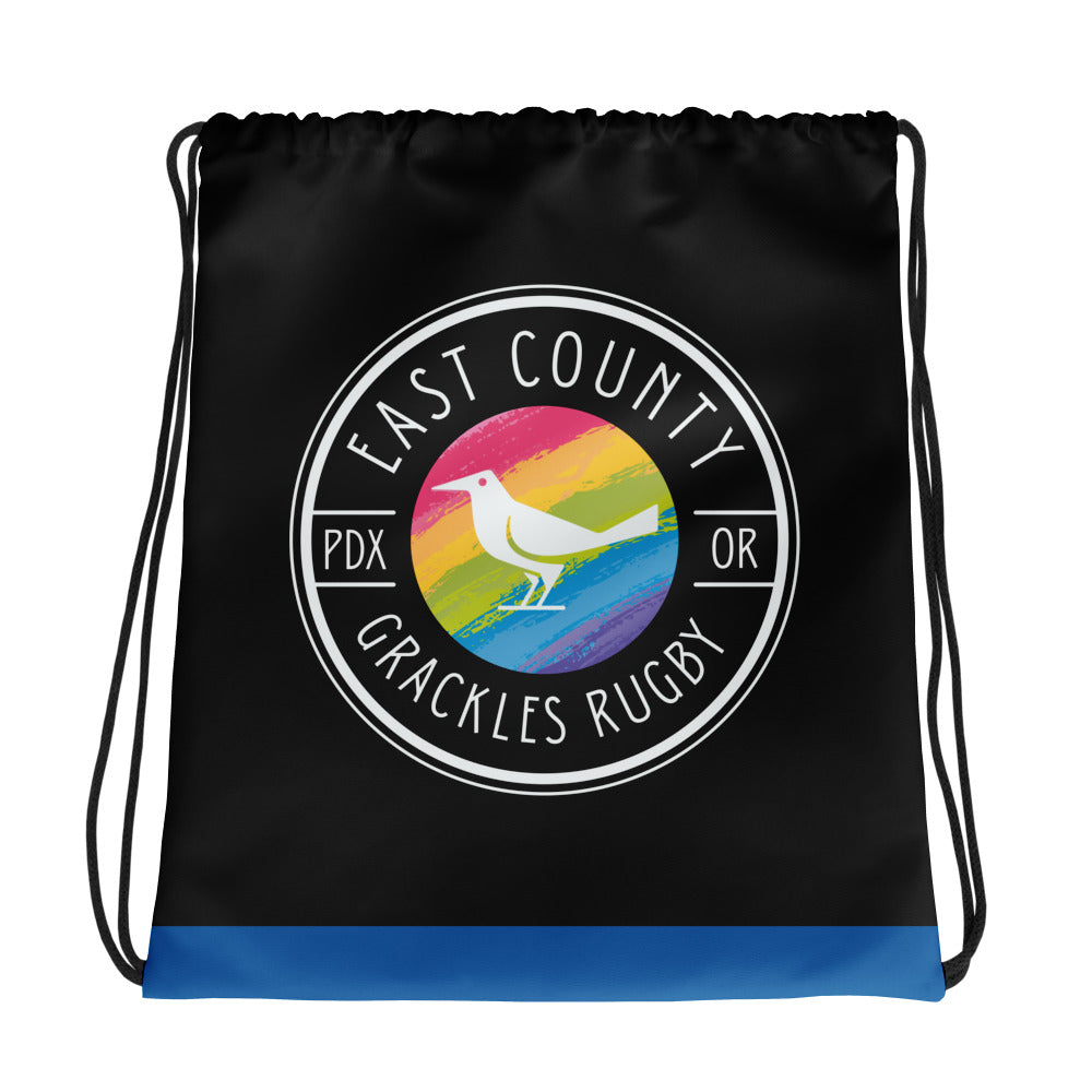 East Co. Grackles Drawstring Bag - Lightweight & Durable Backpack for School, Gym, Travel | Perfect for Sports, Hiking, and Everyday Use