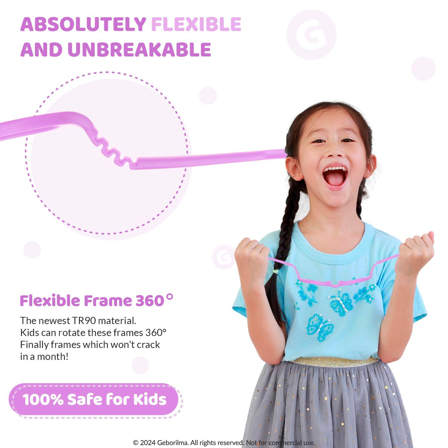 Kids Prescription Sports Glasses for Ages 4-7 - Flexible, Durable Eyewear for Active Children | Perfect for Soccer, Basketball & Outdoor Play