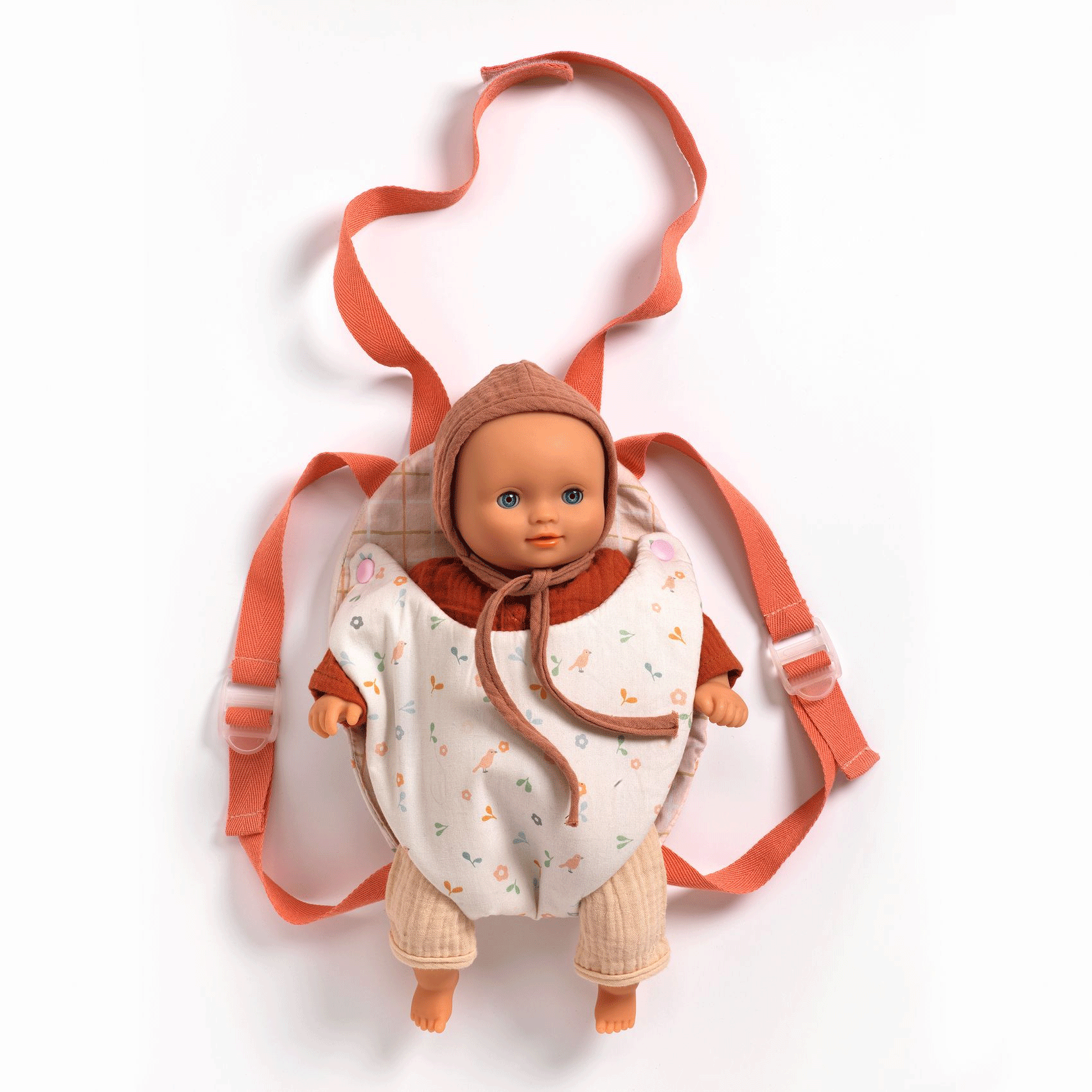 Djeco Pomea Lavender Baby Carrier - Soft & Comfortable Infant Sling for Newborns to Toddlers - Perfect for Hands-Free Parenting, Shopping & Outdoor Adventures