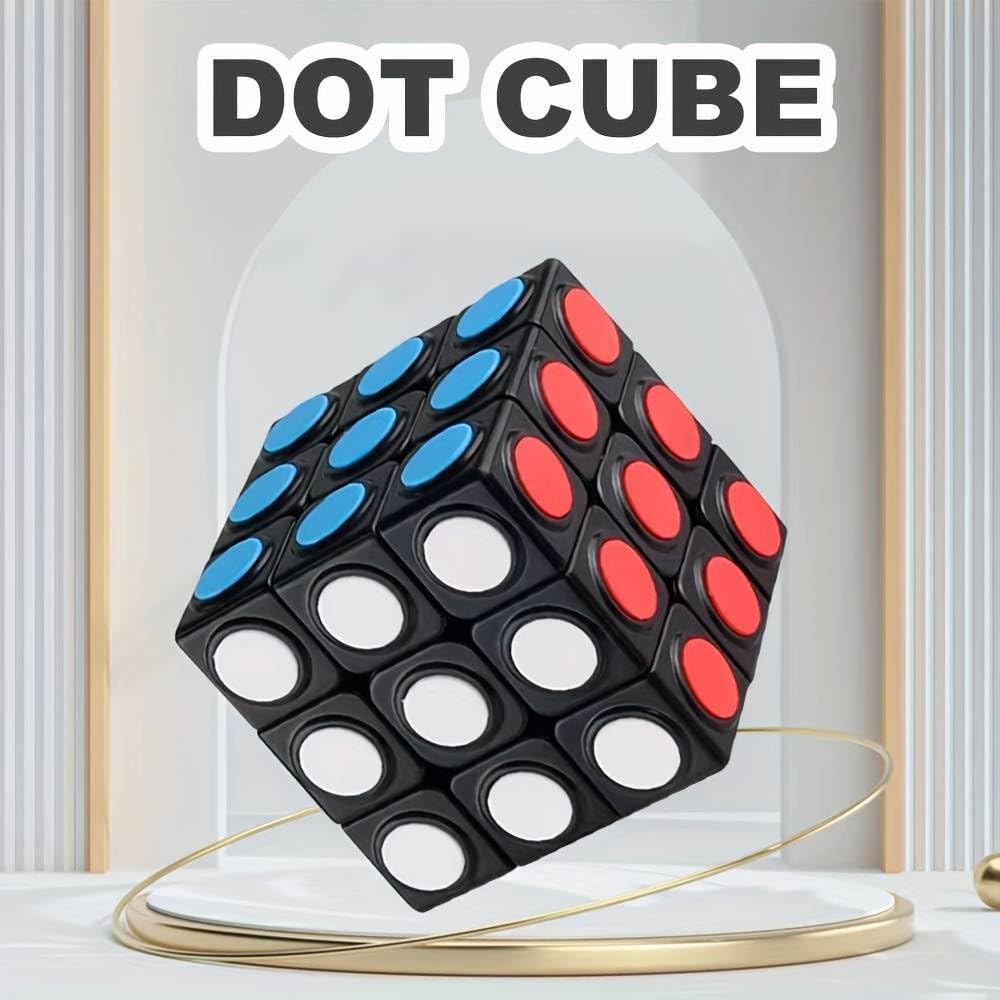 3x3 Rubik's Cube Speed Puzzle - Fast & Smooth Brain Teaser Toy for Kids & Adults | Color Matching Mind Game | Perfect Gift for Birthdays, Parties & Stress Relief | Great for Improving Focus & Problem-Solving Skills