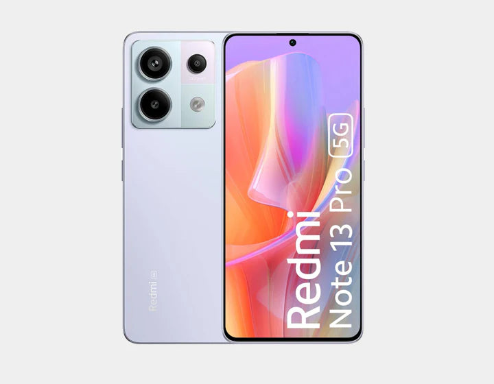 Xiaomi Redmi Note 13 Pro 5G Smartphone - 128GB ROM 8GB RAM - Dual SIM Unlocked Global Version (Aurora Purple) - Perfect for Gaming, Streaming & Business Use