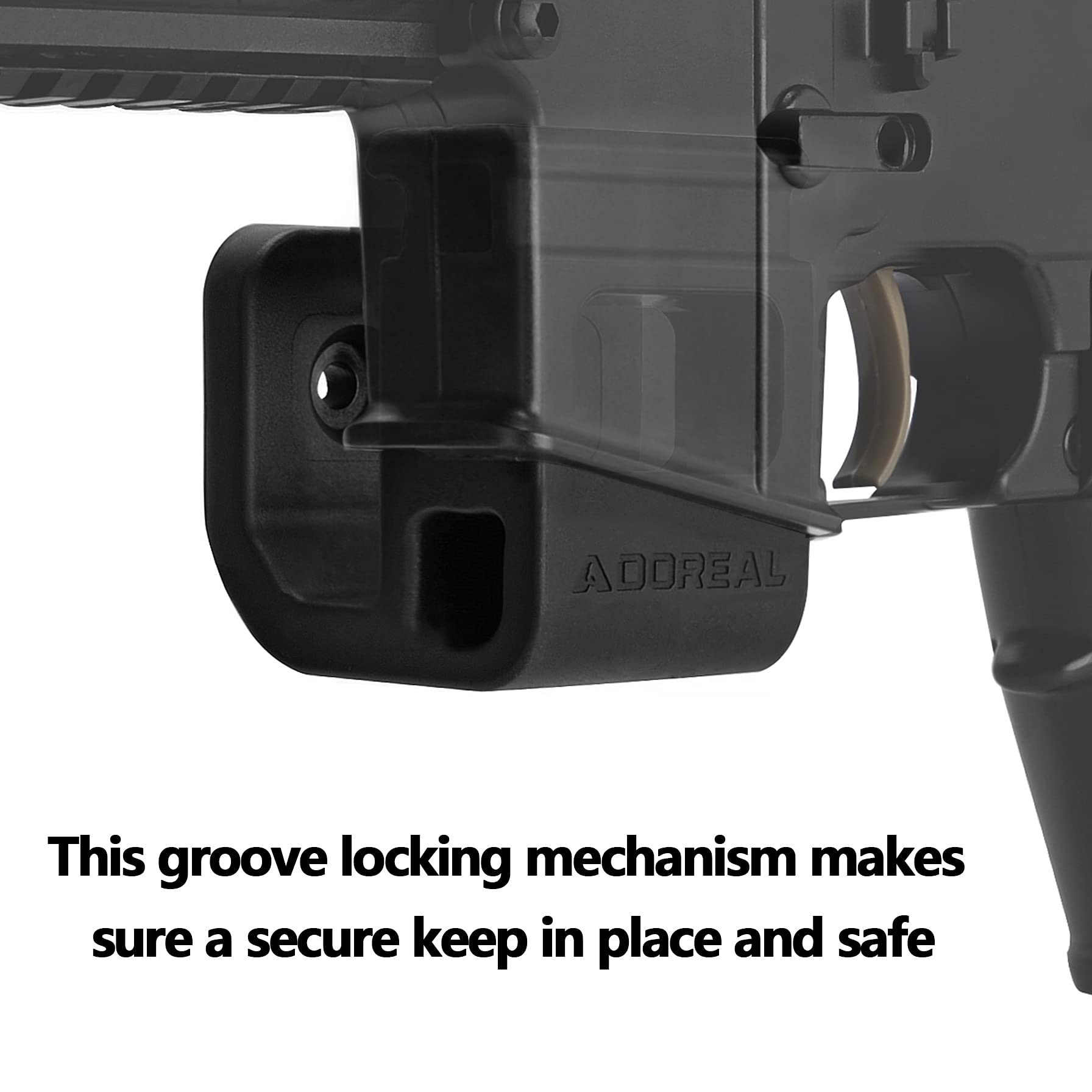 Rifle Wall Mount Rack for Standard Guns - Secure Storage Solution
