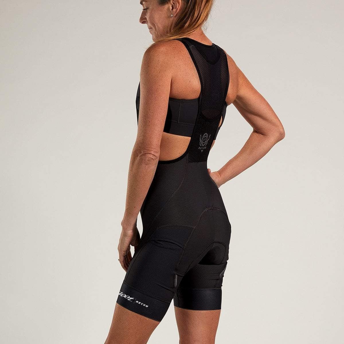 Women's High-Performance Cycling Bib Shorts - Black - Perfect for Road Biking, Indoor Training & Long-Distance Rides