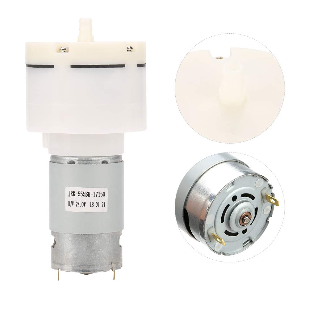 24V DC Mini Vacuum Pump - 13.0 L/min Flow Rate, <60dB Ultra Quiet, Long Lifespan for Lab Equipment, Medical Devices & DIY Projects