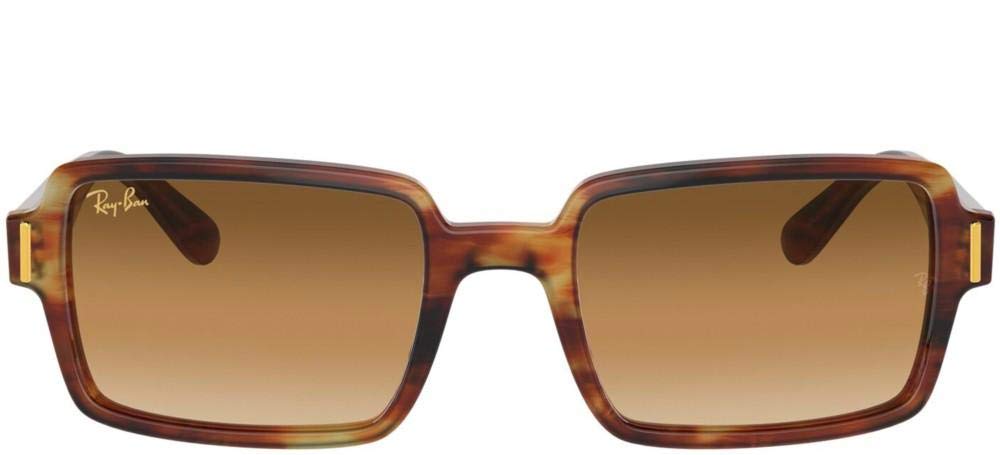 Ray-Ban RB2189 Benji Rectangular Sunglasses for Men & Women - Polarized UV Protection - Classic Aviator Style for Driving, Beach & Outdoor Activities