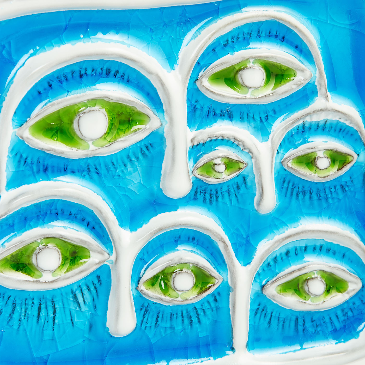 Handmade Glass Menagerie Eye Vase - Unique Decorative Centerpiece for Home, Wedding & Boho Decor - Perfect for Floral Arrangements & Gift Giving