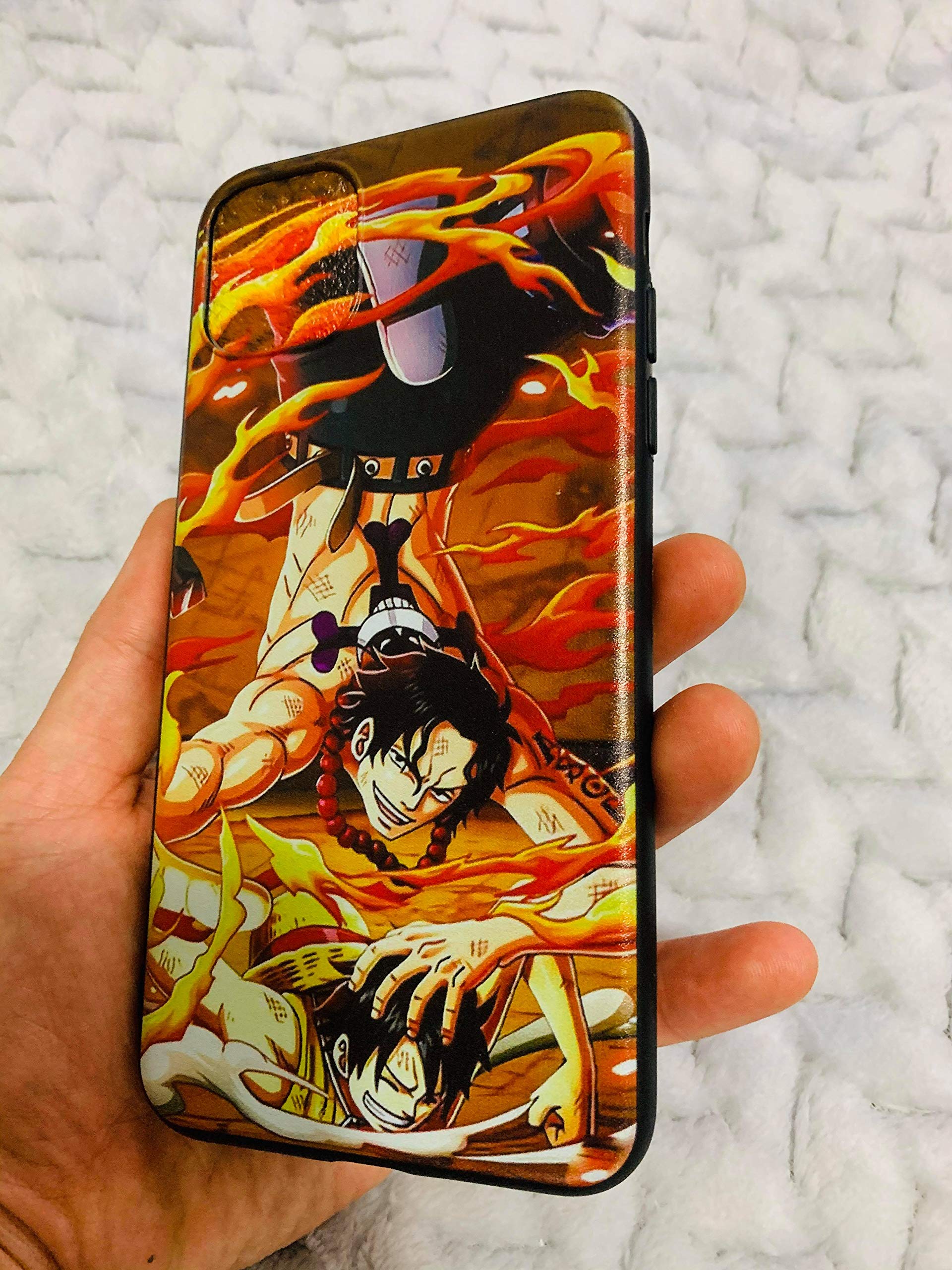 One Piece Straw Hat Crew iPhone 11 Pro Max Case - Shock Absorbing Protective Silicone Cover with Drop Protection | Perfect for Anime Fans & Daily Use (OPA3)