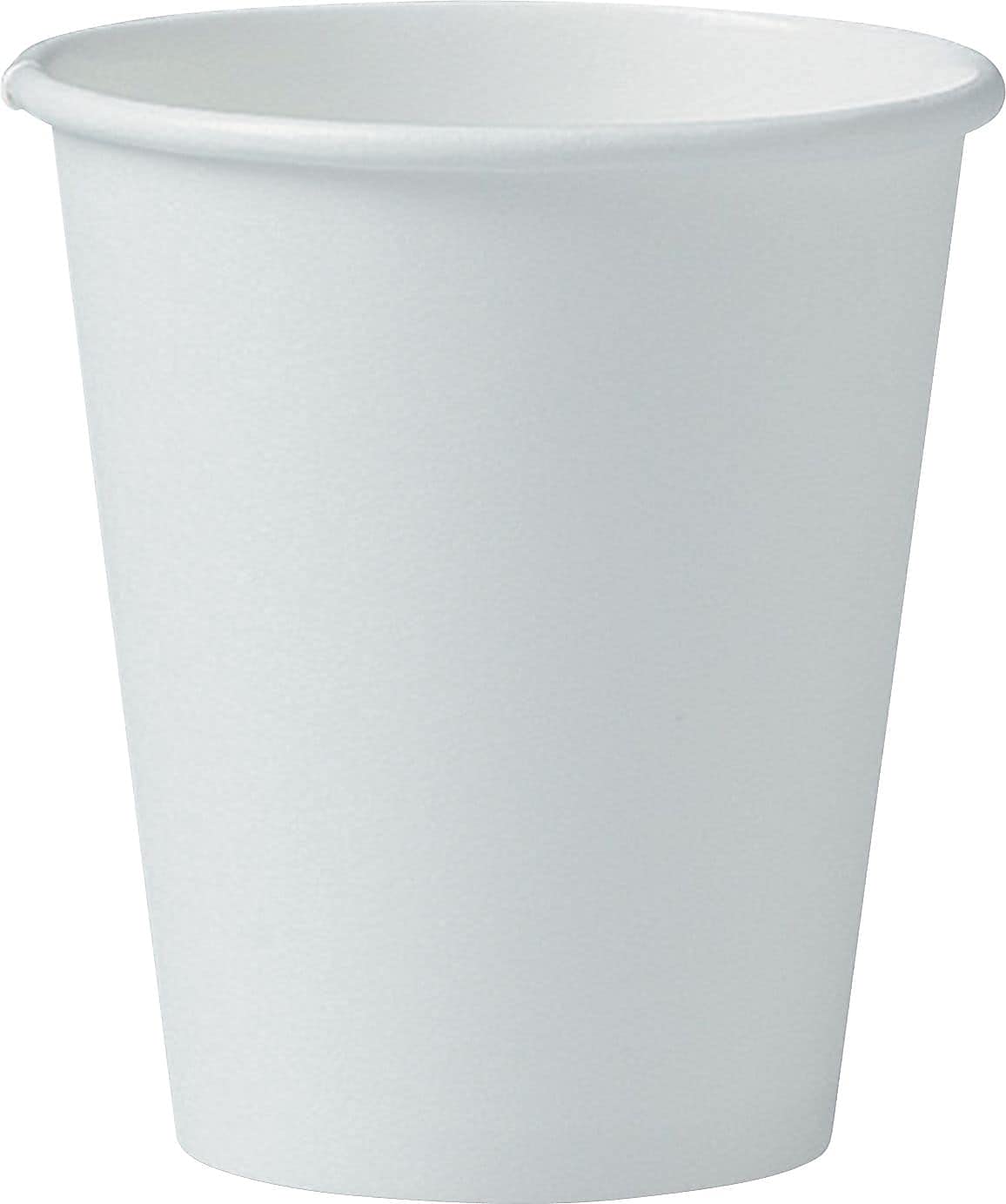 Solo 376W-2050 6 oz White SSP Paper Hot Cups - Case of 1000 Disposable Coffee Cups for Office, Cafes & Restaurants - Eco-Friendly To-Go Drink Containers