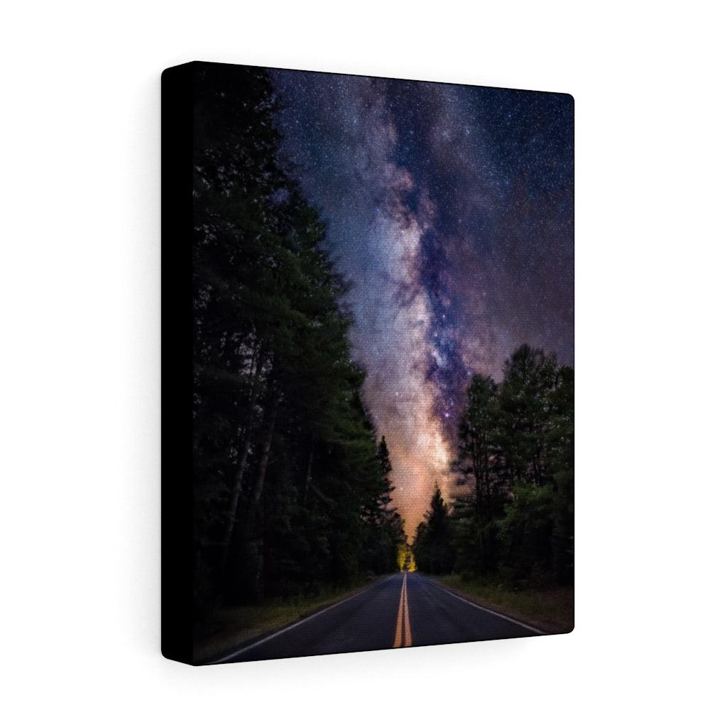 Starry Night Canvas Print - Van Gogh Inspired Road Wall Art Decor for Living Room, Bedroom & Office - Premium Wall Hanging for Home Decoration