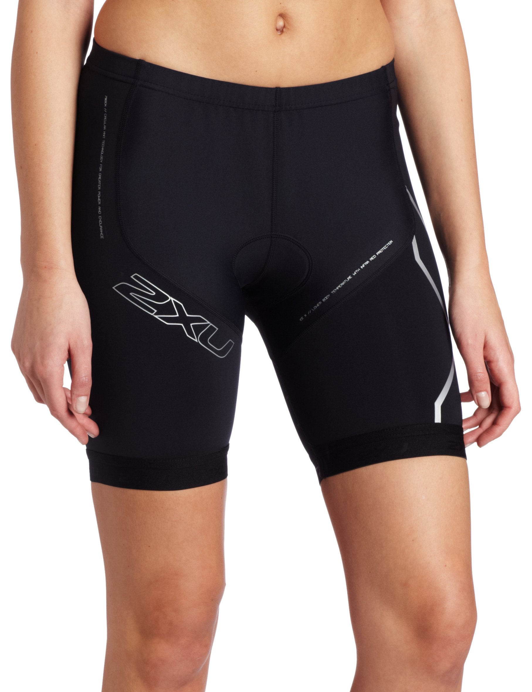 2XU Women's High-Performance Compression Tri Shorts for Cycling, Running & Triathlon - Moisture-Wicking & Muscle Support Activewear