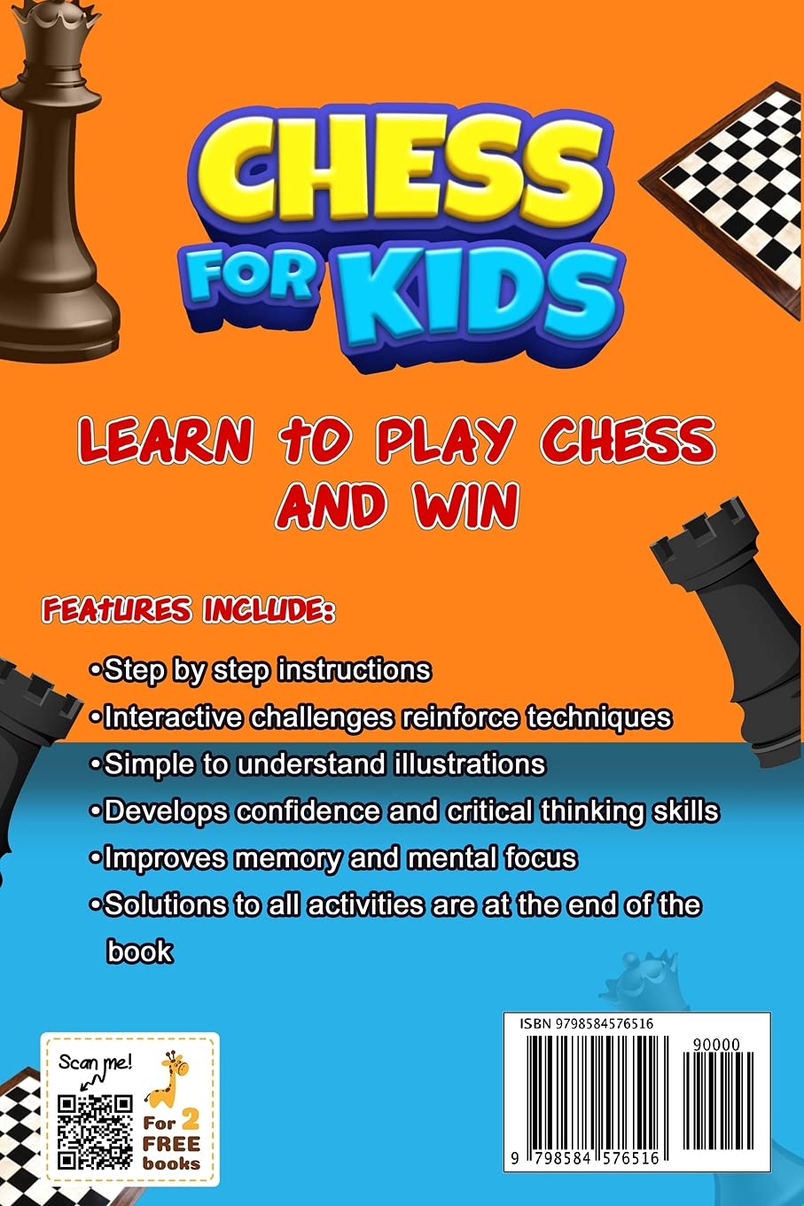 Chess For Kids: Fun & Simple Guide to Learn Chess - Perfect for Family Game Nights & Classroom Learning