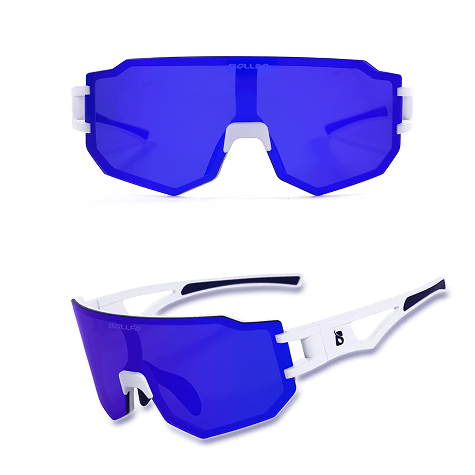 Best Sports & Cycling Glasses for Men & Women - Unisex Windproof Sunglasses with 3 Interchangeable Lenses - Perfect for Biking, Fishing & Outdoor Activities