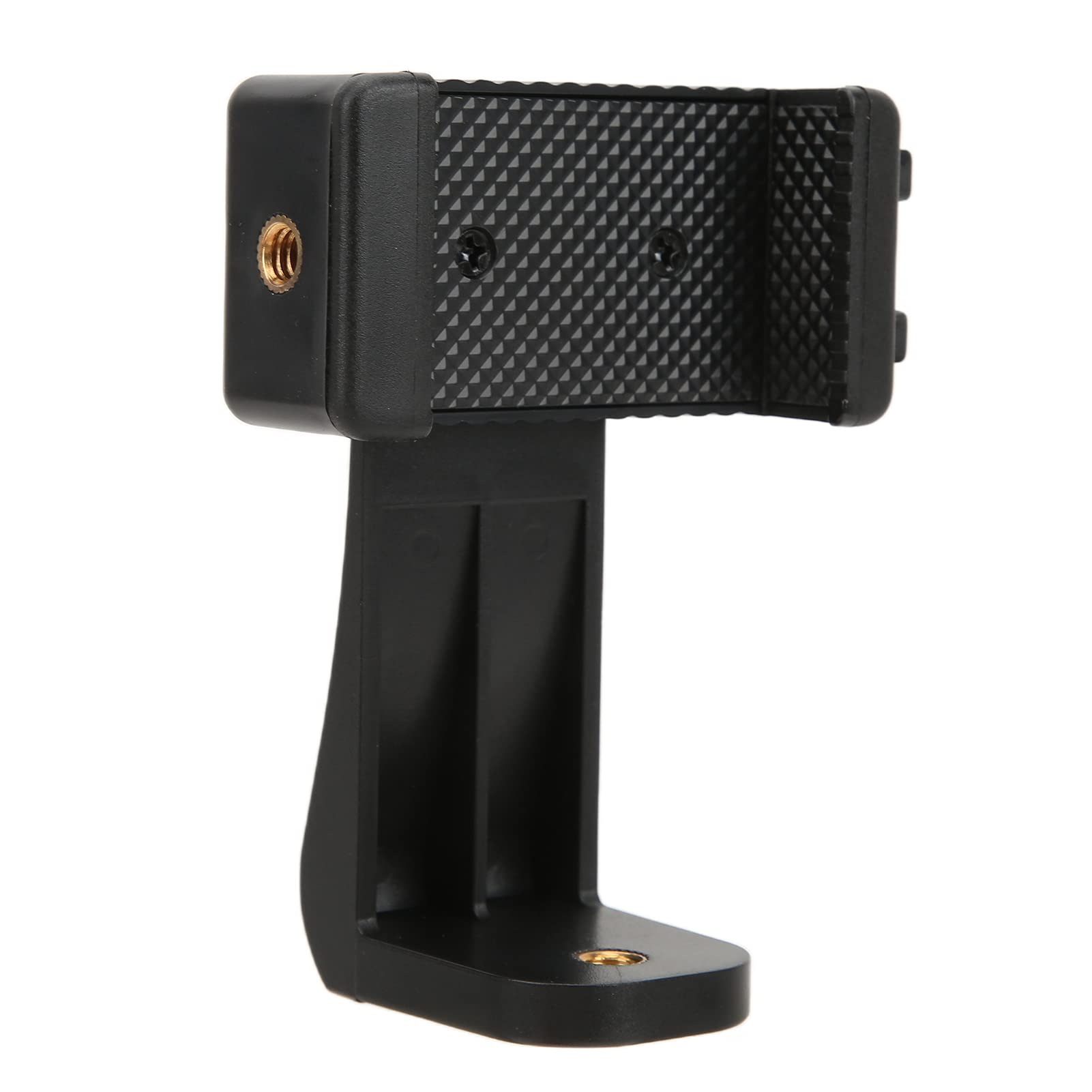 Universal Phone Tripod Holder with 1/4 Inch Screw & 360° Rotation - Compatible with iPhone, Samsung, Smartphones for Live Streaming, Video Calls, Selfies, Vlogging, and Photography