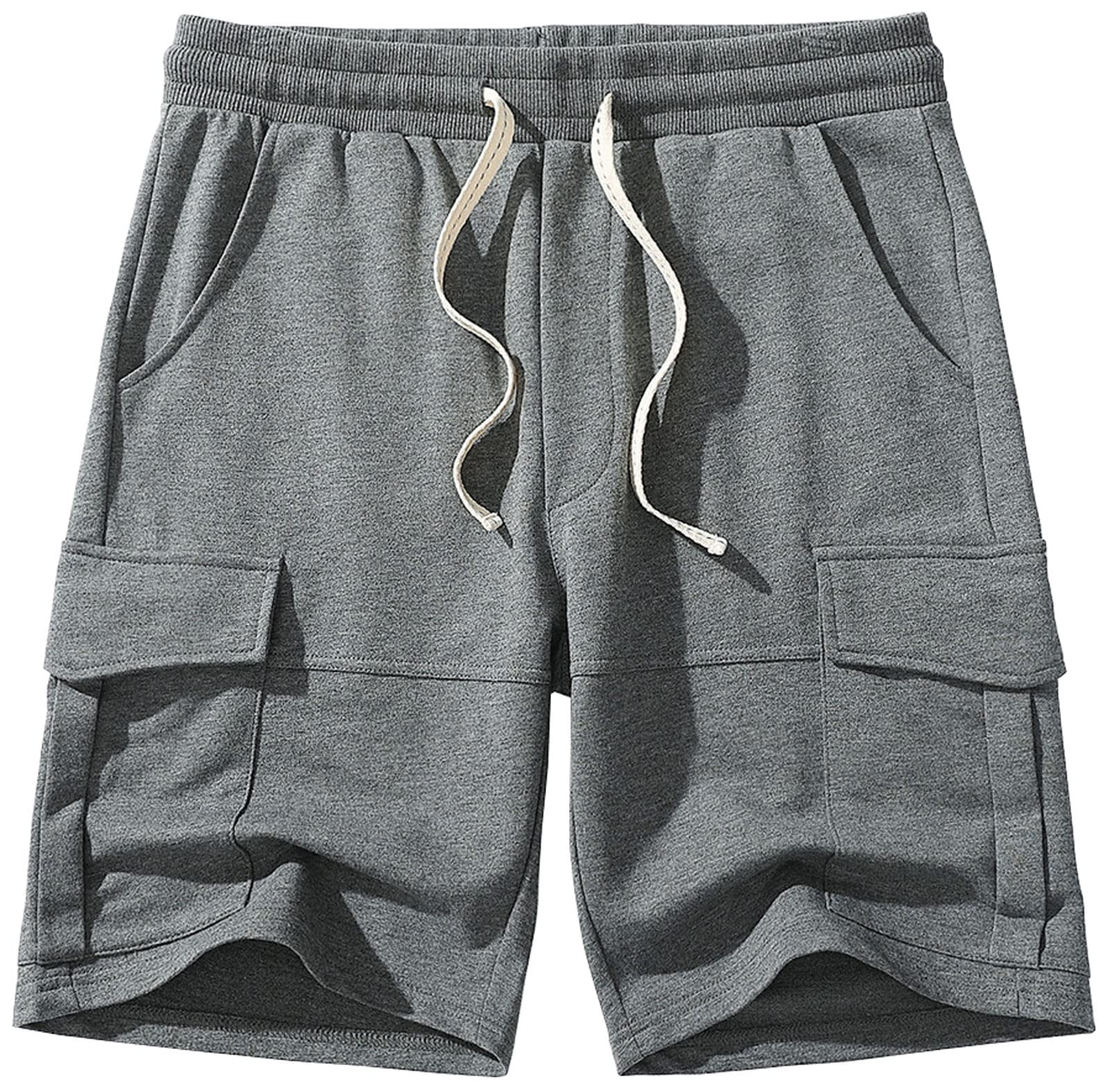 HOW'ON Women's Cargo Shorts - Comfortable Casual Bermuda Shorts with Multiple Pockets for Hiking, Travel & Outdoor Activities