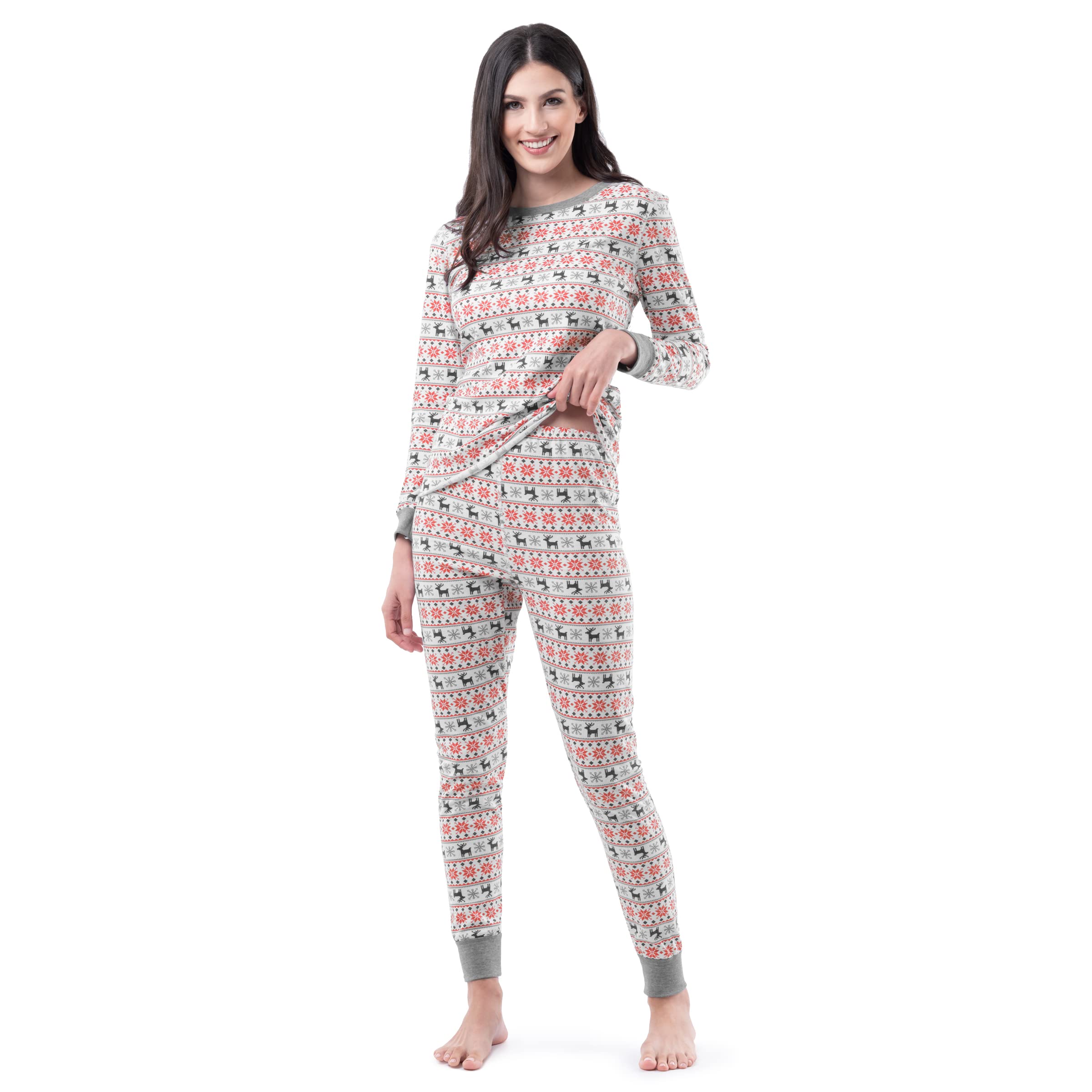 Fruit of the Loom Women's Micro Waffle Premium Thermal Underwear Set - Soft & Warm Winter Base Layer for Cold Weather, Lounge & Sleepwear
