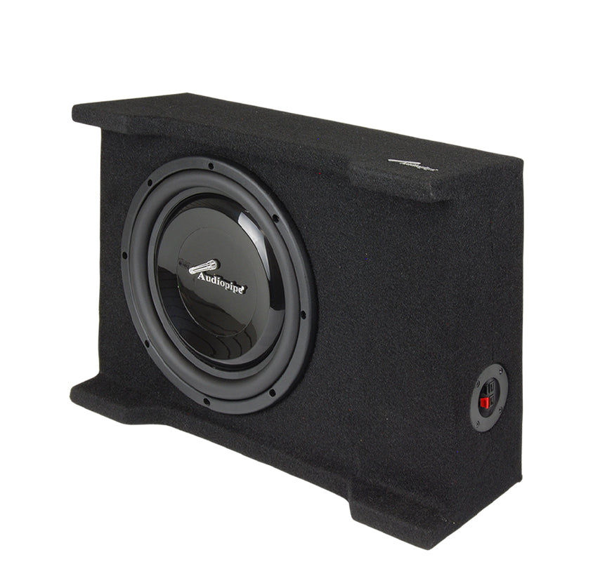 APSB 10BDF High Performance Sealed Bass Enclosure - Premium Subwoofer Box for Car Audio & Home Theater Systems