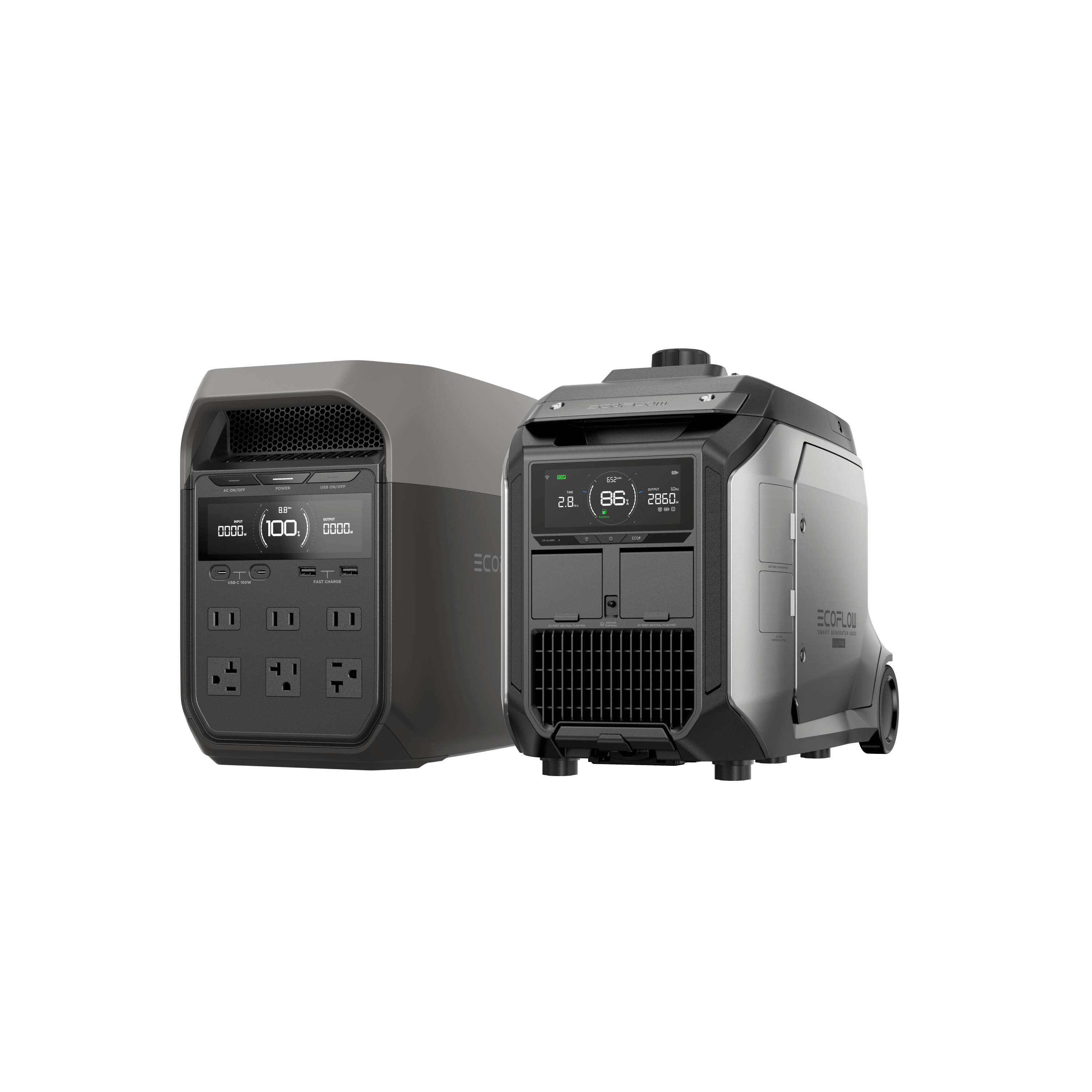 EcoFlow DELTA 3 Portable Power Station 3000W | Solar Generator for Camping, RV, Emergencies | Fast Charging & Expandable Battery Backup for Home & Outdoor Use