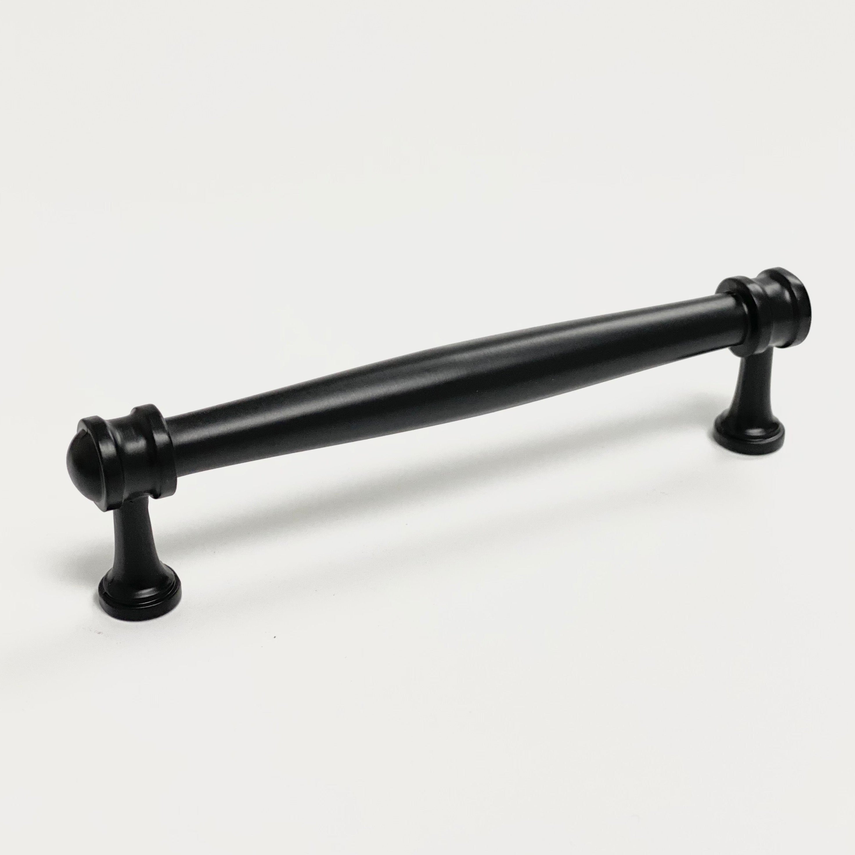 Matte Black Cabinet Drawer Pulls - Modern Matte Black Hardware for Kitchen & Bathroom Cabinets - Perfect for Home Renovation & DIY Projects