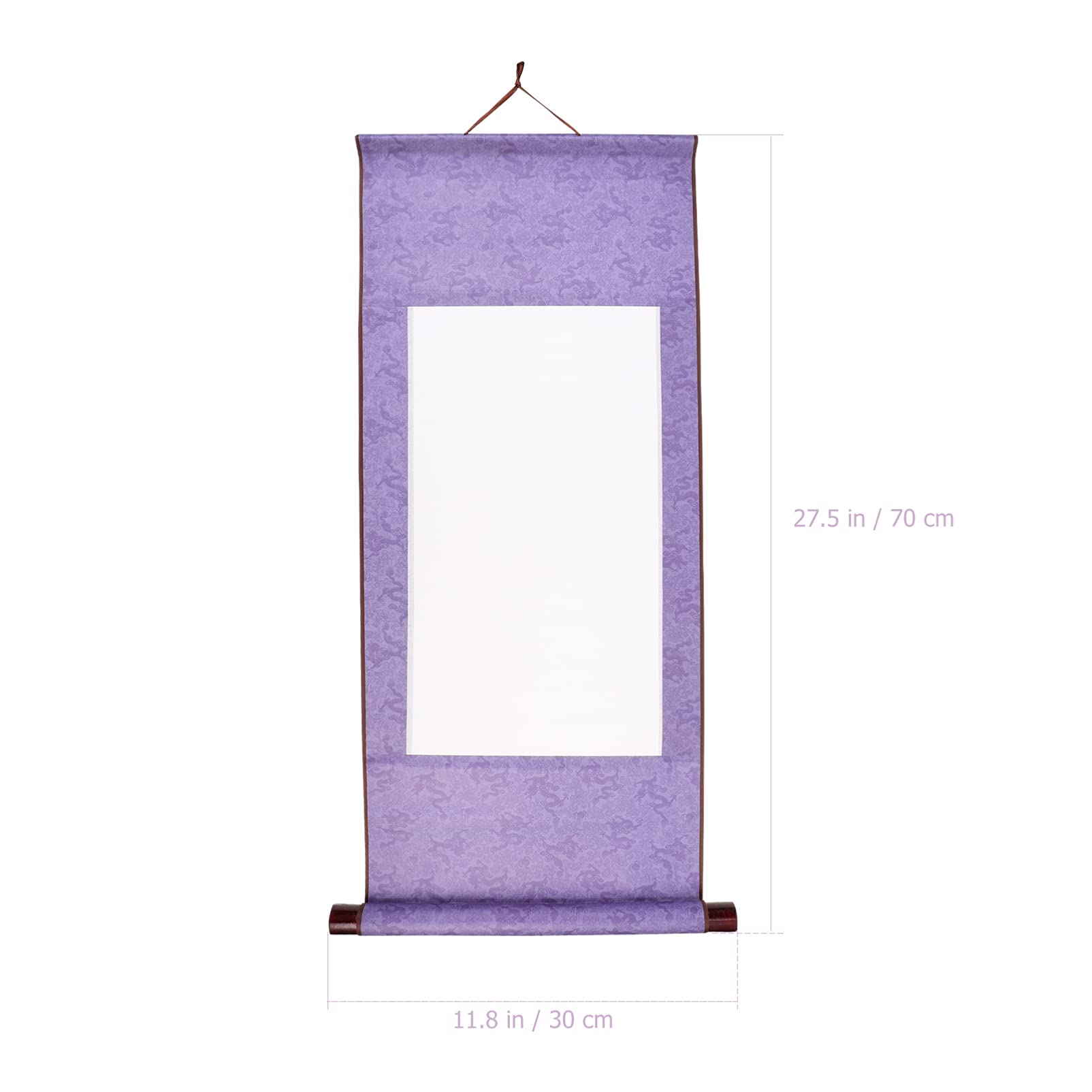 Premium Chinese Calligraphy Paper - 2pcs Blank Xuan Hanging Scrolls for Sumie & Brush Painting | Traditional Art Wall Decor | Home Studio & Gift Use