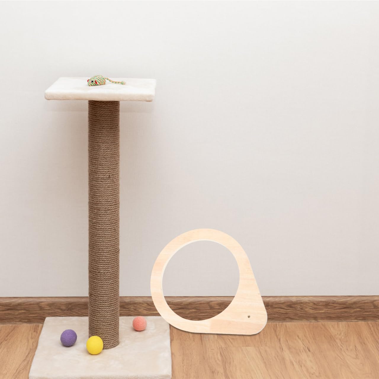 Wear-Resistant Cat Perch Frame - Scratching Post Replacement, DIY Cat Tree Shelf for Indoor Kittens & Cats | Perfect for Cat Beds, Climbing & Play Areas
