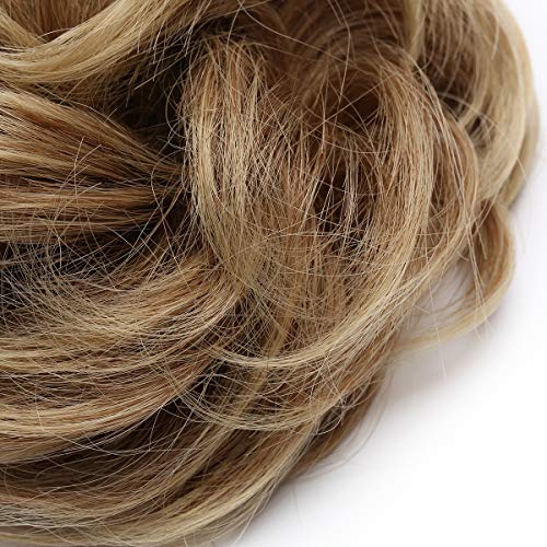 Messy Bun Hair Extension for Curly Hair - Clip-in Updo Hairpiece for Women | Perfect for Weddings, Parties & Everyday Styling