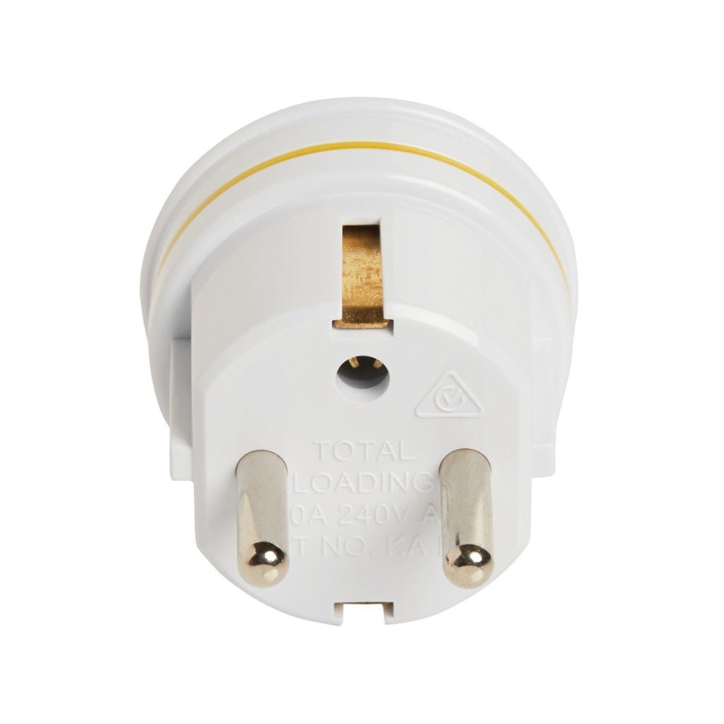 Korjo European Travel Adapter - Universal Plug Converter for EU, UK, US - Perfect for Business Trips, Vacations & International Travel