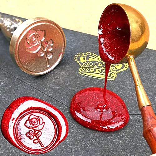 Rose Wax Seal Stamp Set for Wedding Invitations & Gifts