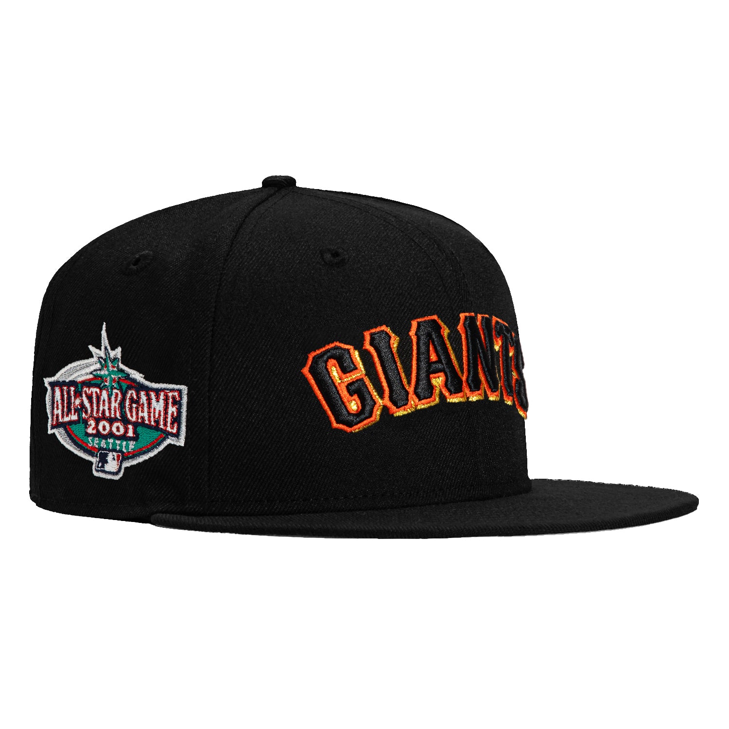 New Era 59Fifty San Francisco Giants 2001 All Star Game Patch Jersey Hat - Black | Official MLB Baseball Cap for Fans & Collectors | Perfect for Games, Sports Events & Streetwear Fashion