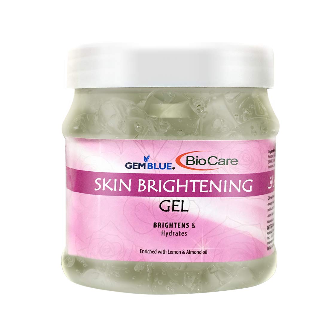GEMBLUE BioCare Organic Face and Body Gel for Skin Brightening - Hydrating & Soothing Skincare Solution for Dry, Sensitive Skin - Perfect for Daily Moisturizing & Nighttime Repair