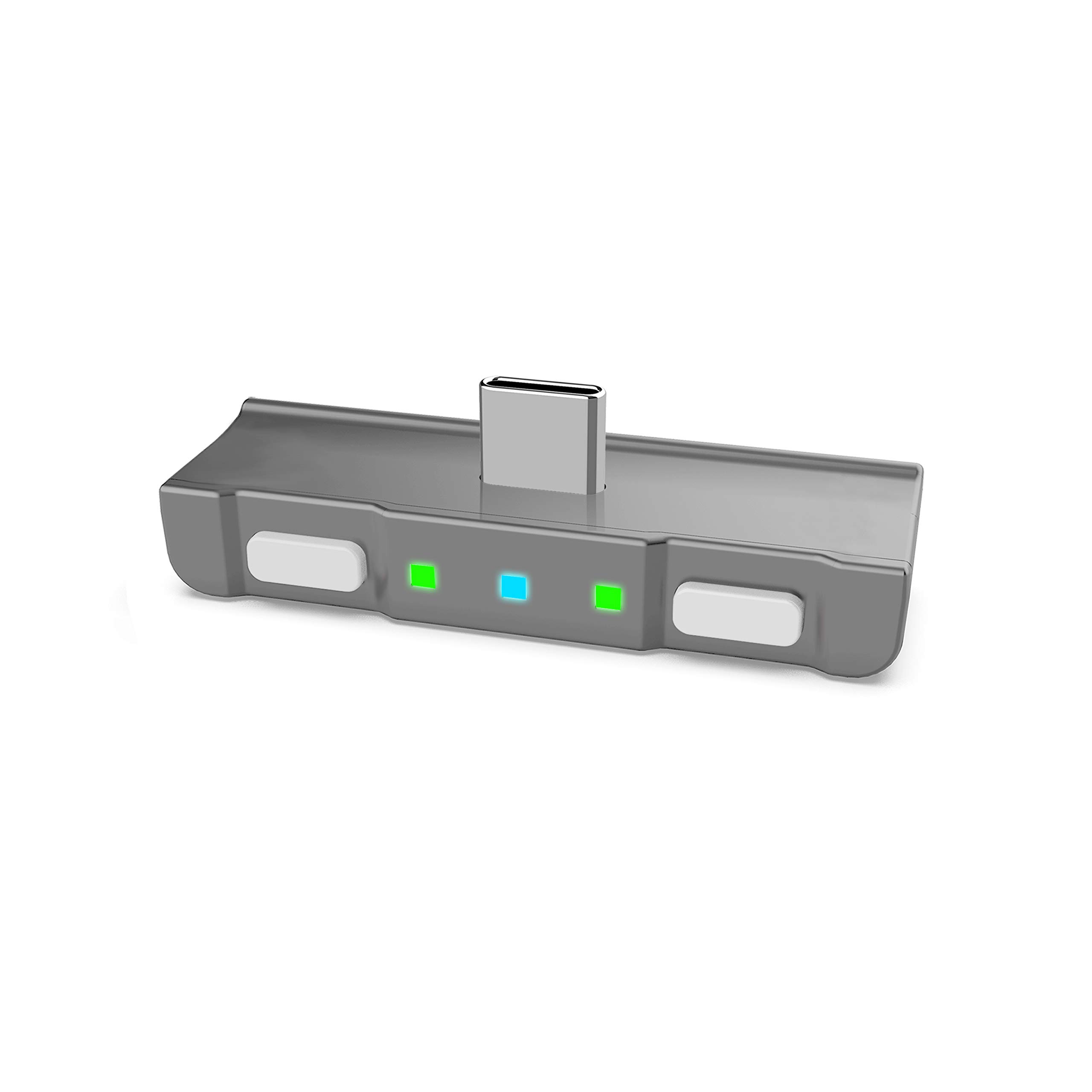 HomeSpot Bluetooth 5.0 Audio Transmitter Adapter with USB-C & Built-in Mic - aptX Low Latency Wireless Adapter for Nintendo Switch Lite, PS5, AirPods, Bose & Sony Headphones - Perfect for Gaming, TV & Travel