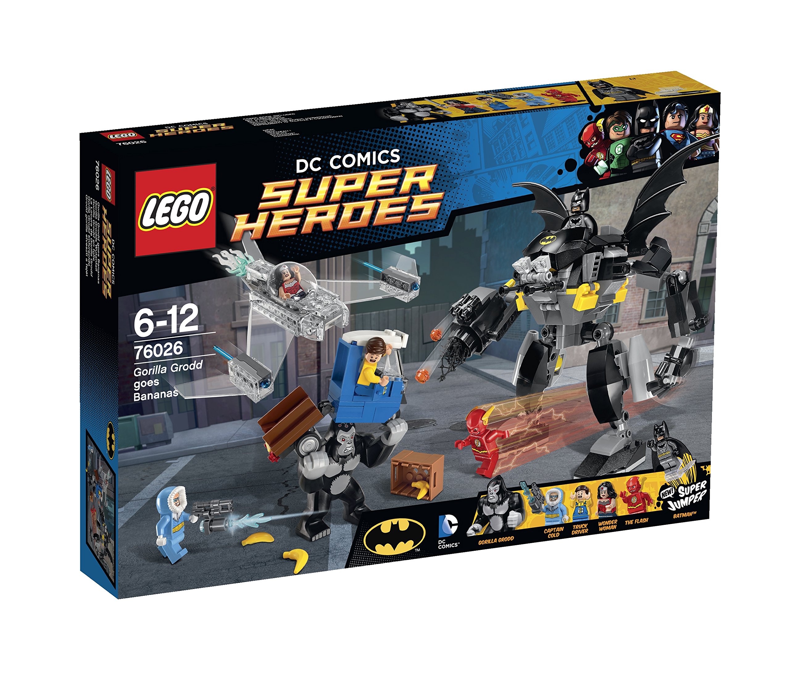 LEGO Superheroes Gorilla Grodd Goes Bananas Building Set - DC Comics Super Villain Playset for Kids & Collectors - Perfect for Creative Play, Birthday Gifts & Superhero Battles