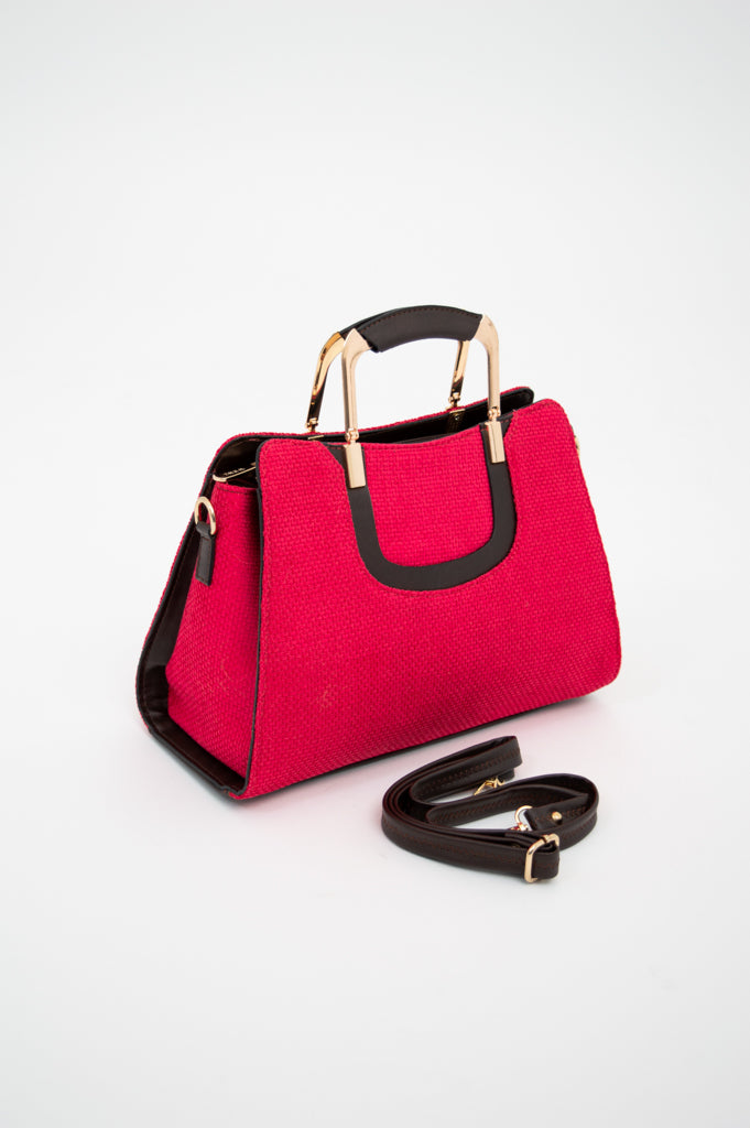 Cora Handbag 200 - Stylish Pink Leather Crossbody Purse for Women | Perfect for Work, Travel & Everyday Use