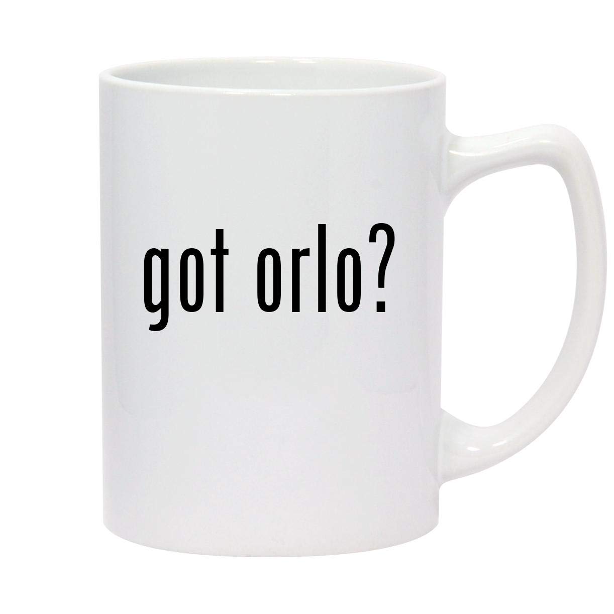 14oz White Ceramic Statesman Coffee Mug - Premium Office & Home Use Travel Mug for Tea, Coffee & Hot Beverages