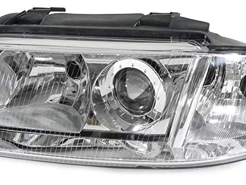 DEPO D2S Xenon Headlights for Audi A4 S4 B5 1999-2002 - HID Upgrade for Night Driving