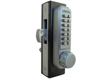 2950MG Narrow Stile Hook Bolt - Heavy Duty Door Lock Latch for Commercial & Residential Use - Secure Entryways, Gates & Cabinets